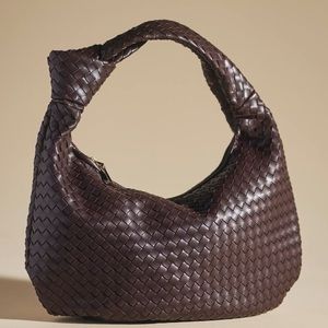 The Brigitte Satchel by Melie Bianco in Chocolate